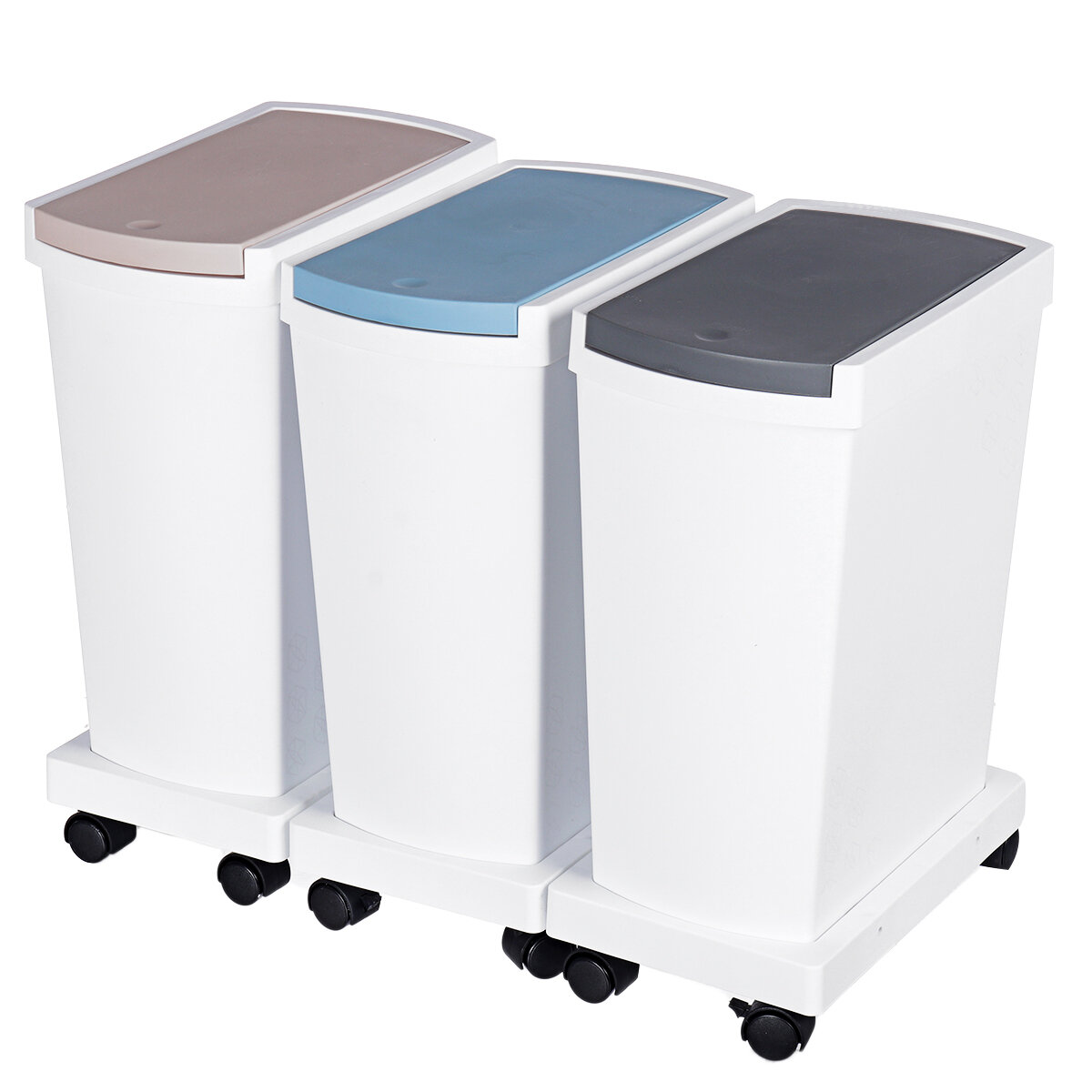 15L vuilnisbakken Nat en droog Garbage Press Type vuilnisbak met deksel Huishoudelijke keukenbak Rec