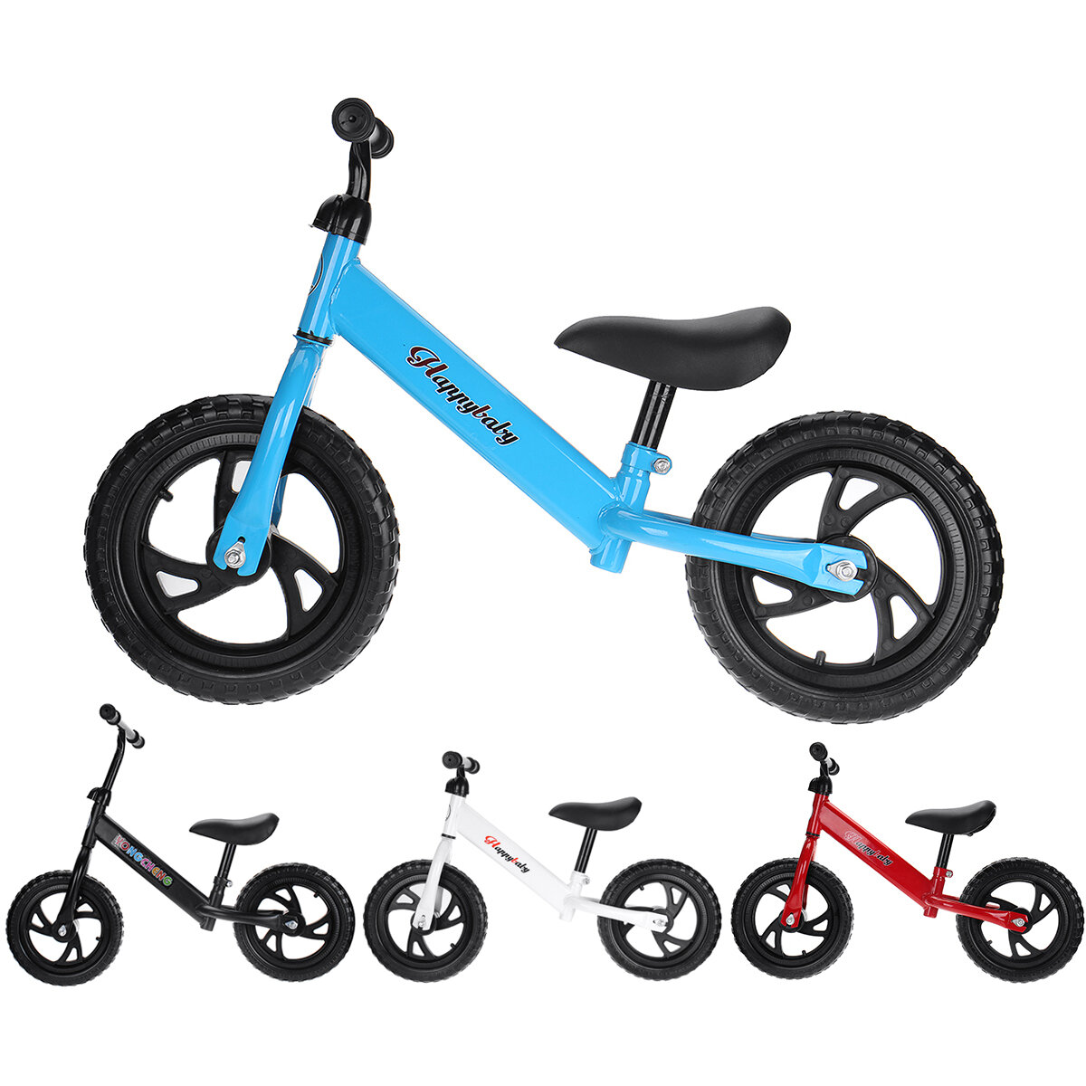 Kids Portable Adjustable No Pedal Best Balance Bike for Children Aged 2-7 Toddler Educational Bicycle Gift for Boys＆Girl