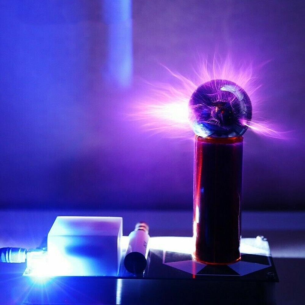 

100W DC 12V 8A Mini SGTC Tesla Coil Kit Solid Magnetic Storm Coil Scientific Experiment Tools TeslaElectronic Coil Ass