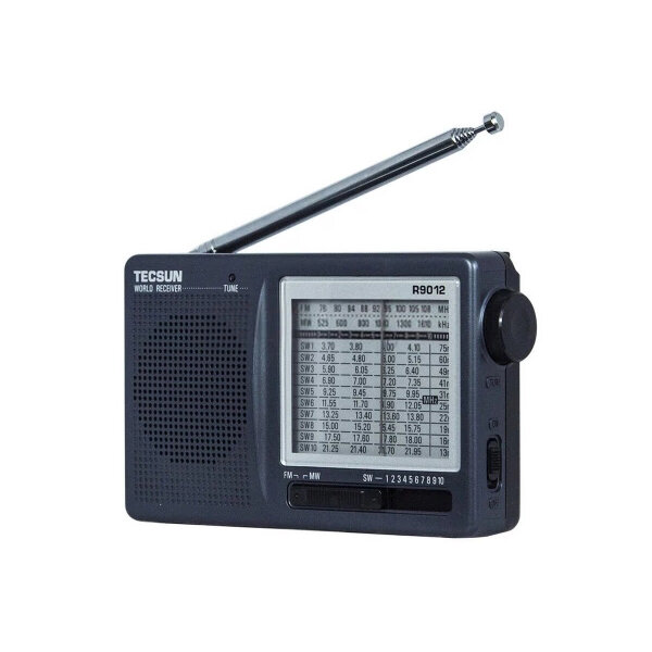TECSUN R-9012 Multiband 12-band FM / AM / SW draagbare Y4122H hooggevoelige radio-ontvanger