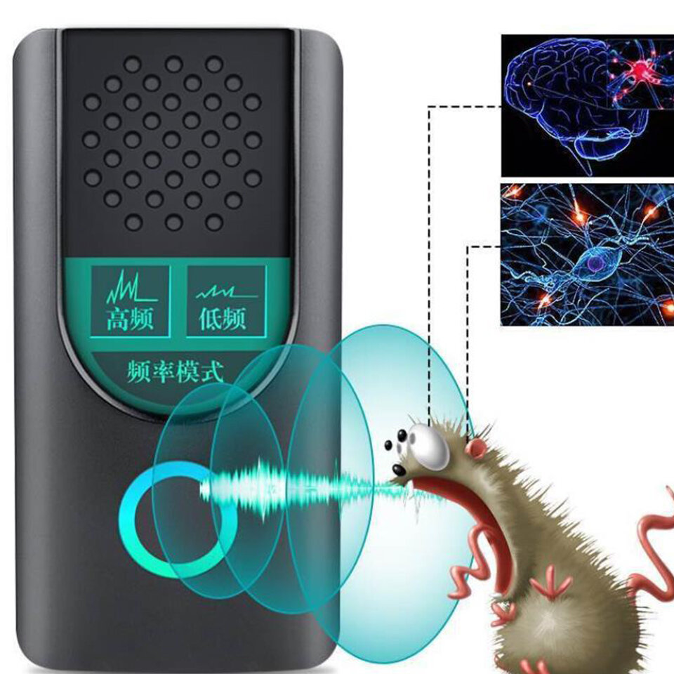 Ultrasone Smart Mouse Repeller 360 ? Rijden Illigent Frequentie Conversie Rat Repellent energiebespa