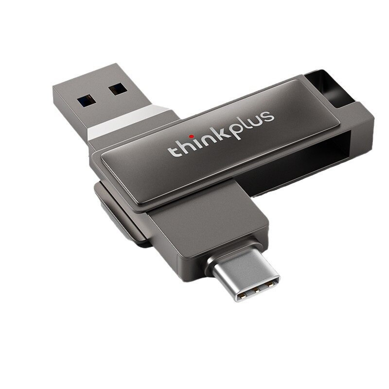 

Lenovo Thinkplus MU233 64GB USB3.2 Flash Drive Type-A&Type-C Dual Metal Interface High Speed Data Transmission Portable