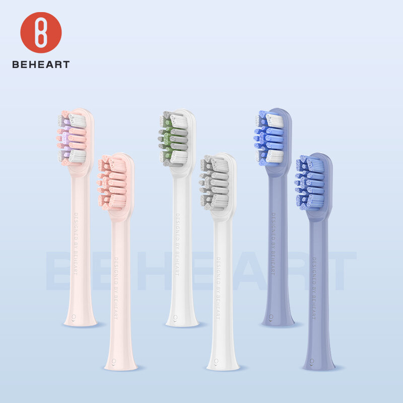 BEHEART W1 Opzetborstels voor elektrische tandenborstels Vervangende opzetborstels voor diepe reinig