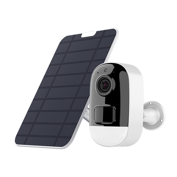 F1 3MP Solar Surveillance Camera Low Power Battery Camera Kit with Solar Panel Wireless Monitoring K