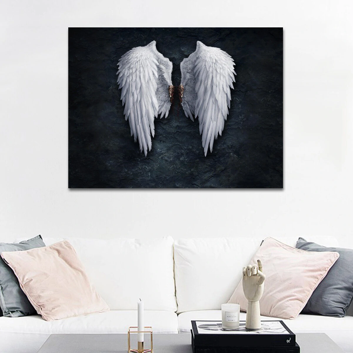 30*40 cm angel's wings wall hanging painting living room background home living bedroom decoration drawing