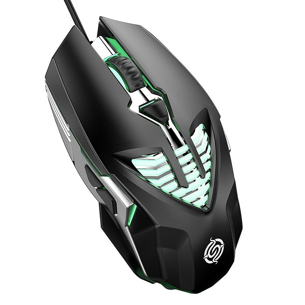 Q1 Wired Game Mouse Macro Programming 6 Buttons 3200DPI Professional Gaming Mouse for Computer Laptop PC Gamer