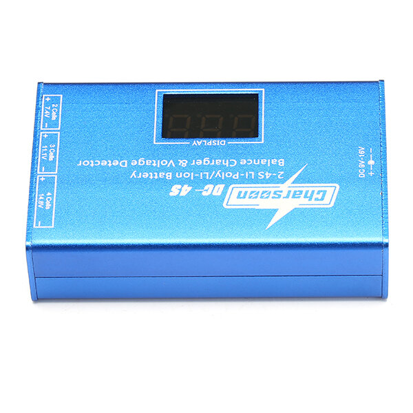 

Charsoon DC-4S 2-4S Li-poly/Li-ion Battery Balance Charger & Voltage Detector with Power Adapter for RC Drone