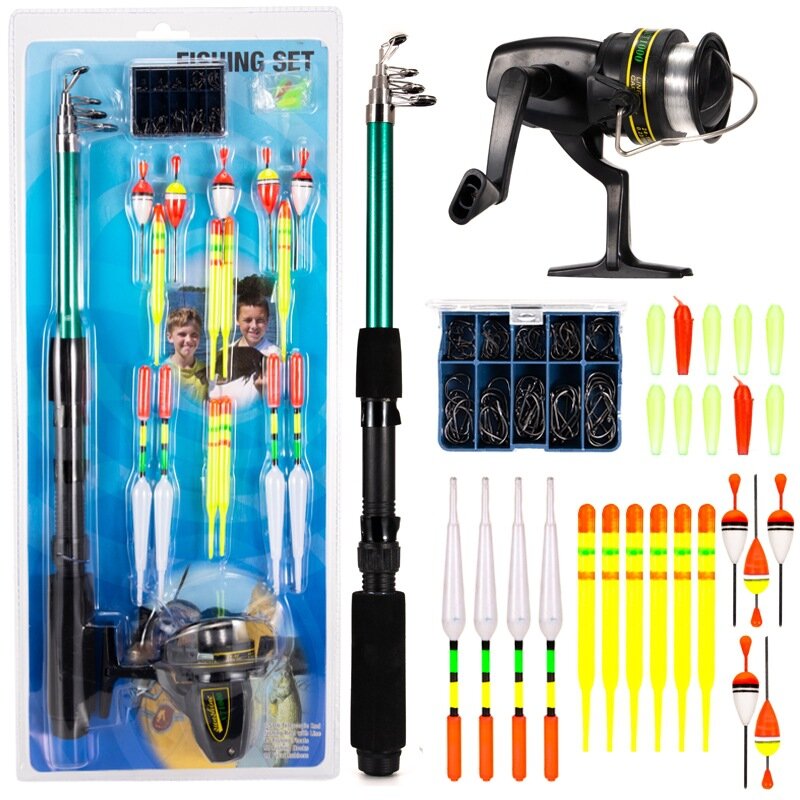 127PCS Fishing Tool Set Fishing Rod And Reel Combination Portable Storable Lightweight Fishing Gear Equipment