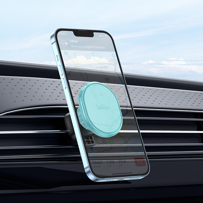 

HOCO H1 Crystal Strong Magnetic Air Outlet Авто Держатель для iPhone 14 Pro Max для мобильного телефона Xiaomi для Samsu