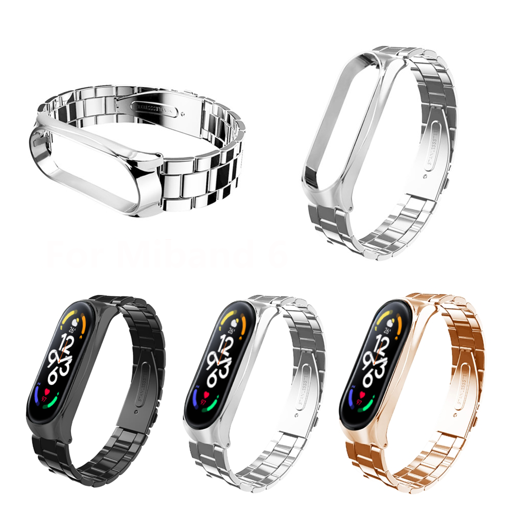 Roestvrijstalen?vervangende?band?Smart?horlogeband?voor Xiaomi Mi Band 7