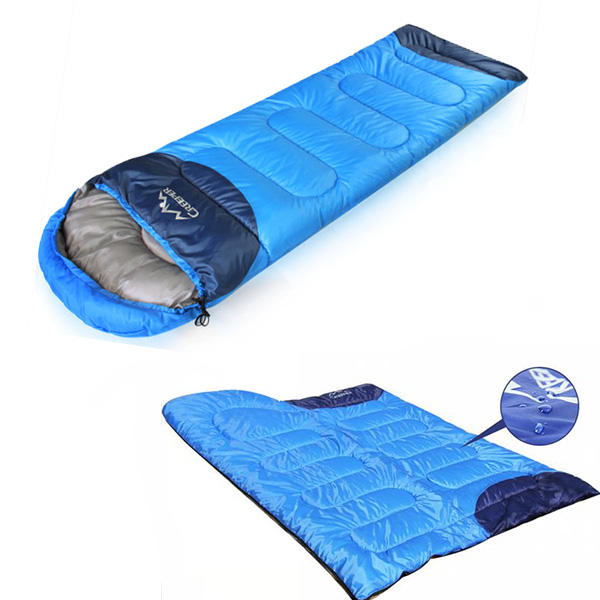 キャンプハイキングテントシングルスリーピングバッグ折り畳み綿の寝袋大人の旅行の眠りのための