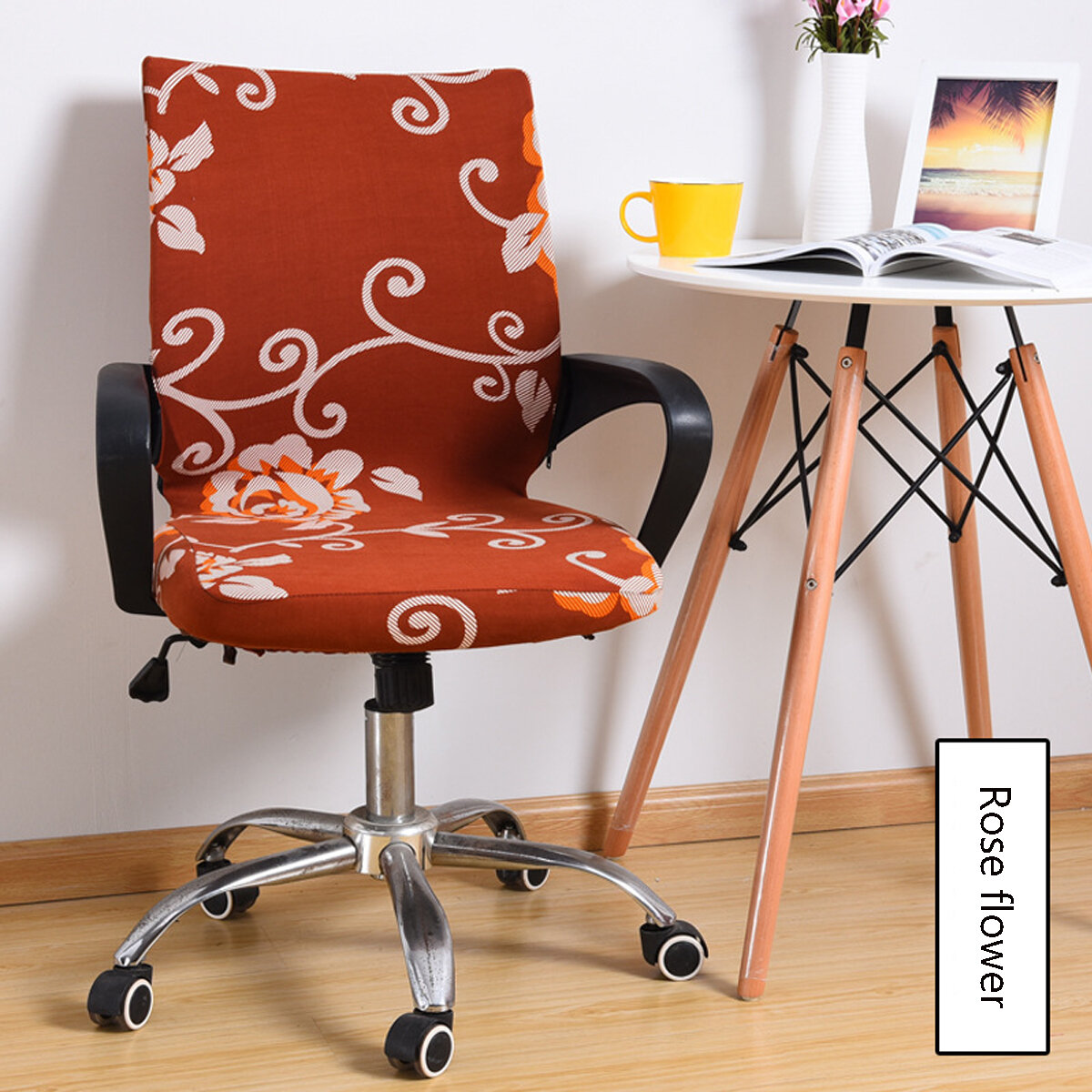 

45-55 см офисный чехол для стула протектор эластичный вращающийся чехол для сиденья кресла