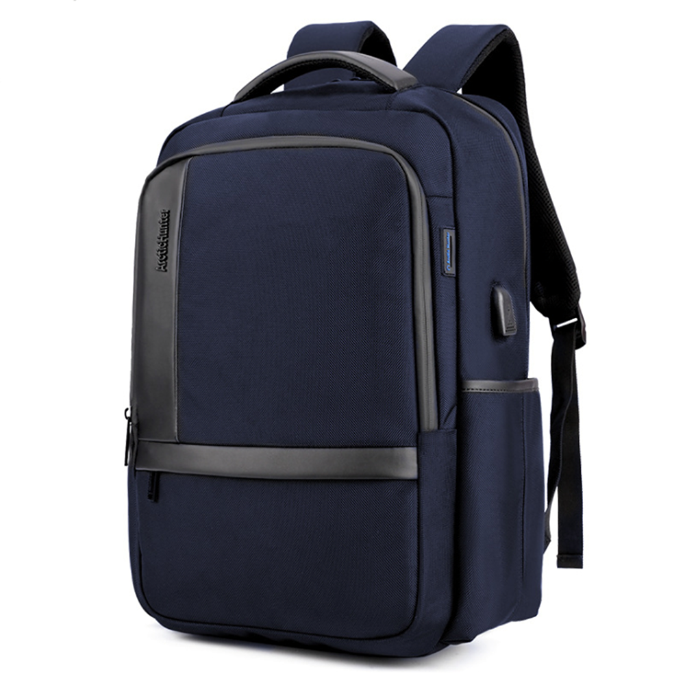 ARCTICHUNTER B00120 18 Inch Laptop Bag Mens USB Charging Waterproof Backpacks Multifunction Travel Bagpack Men's Shoulde