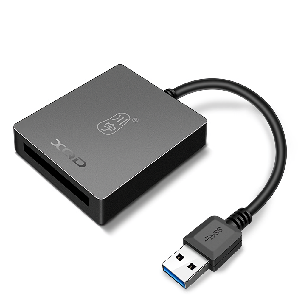 Kawau C501 USB 3.1 GEN1 XQD-kaartlezer USB Type-C XQD-geheugenkaartlezer tot 300 MB / S voor Nikon S