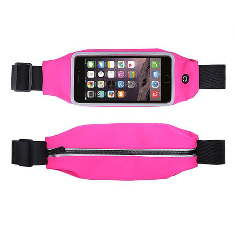 5.5inch waterproof sport gym running waist bag phone case for iphone ...