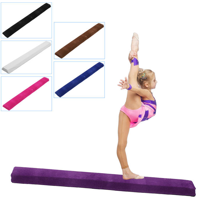 120cm Balance Beam Yoga Mats Flannel ซอฟท์แวร์ Stitching ยิมนาสติกเด็กการฝึกซ้อมแผนกีฬายิม
