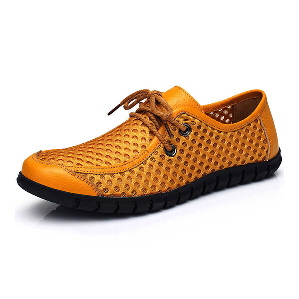 Image of Mnner Breathable Mesh Casual Lace Up Oxford