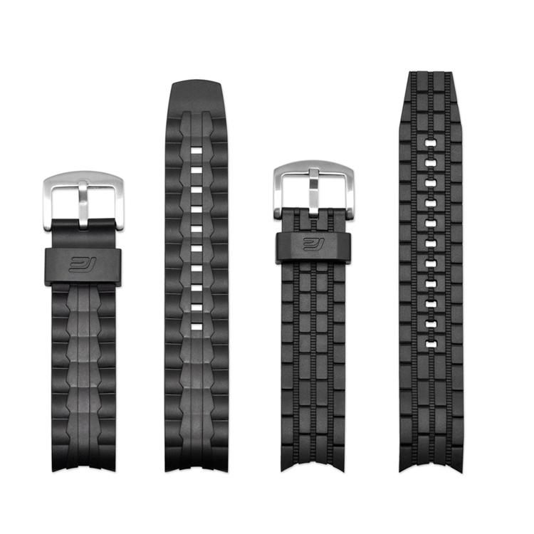 Black PU Strap Replacement Watch Band for Edifice EF-550 EF-523