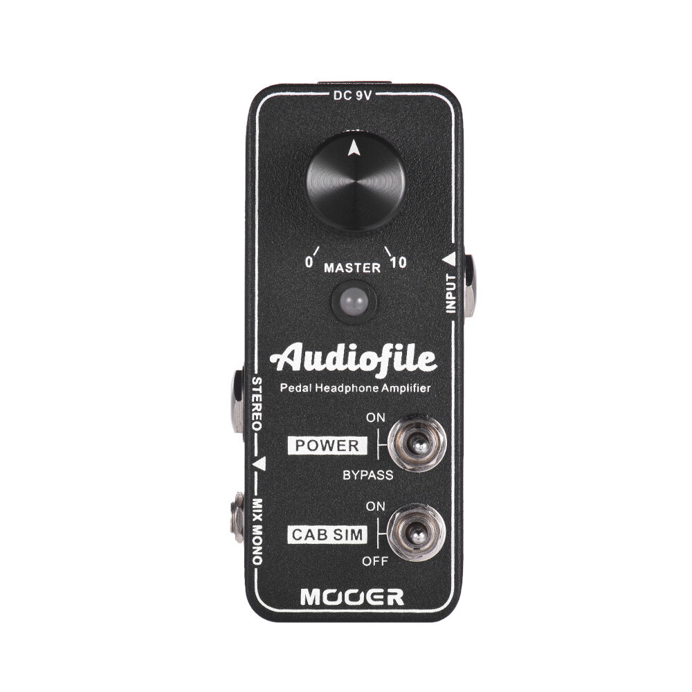 Mooer Audiofile MHA1 All Analog Hifi Quality Pedalboard Headphone Amplifier
