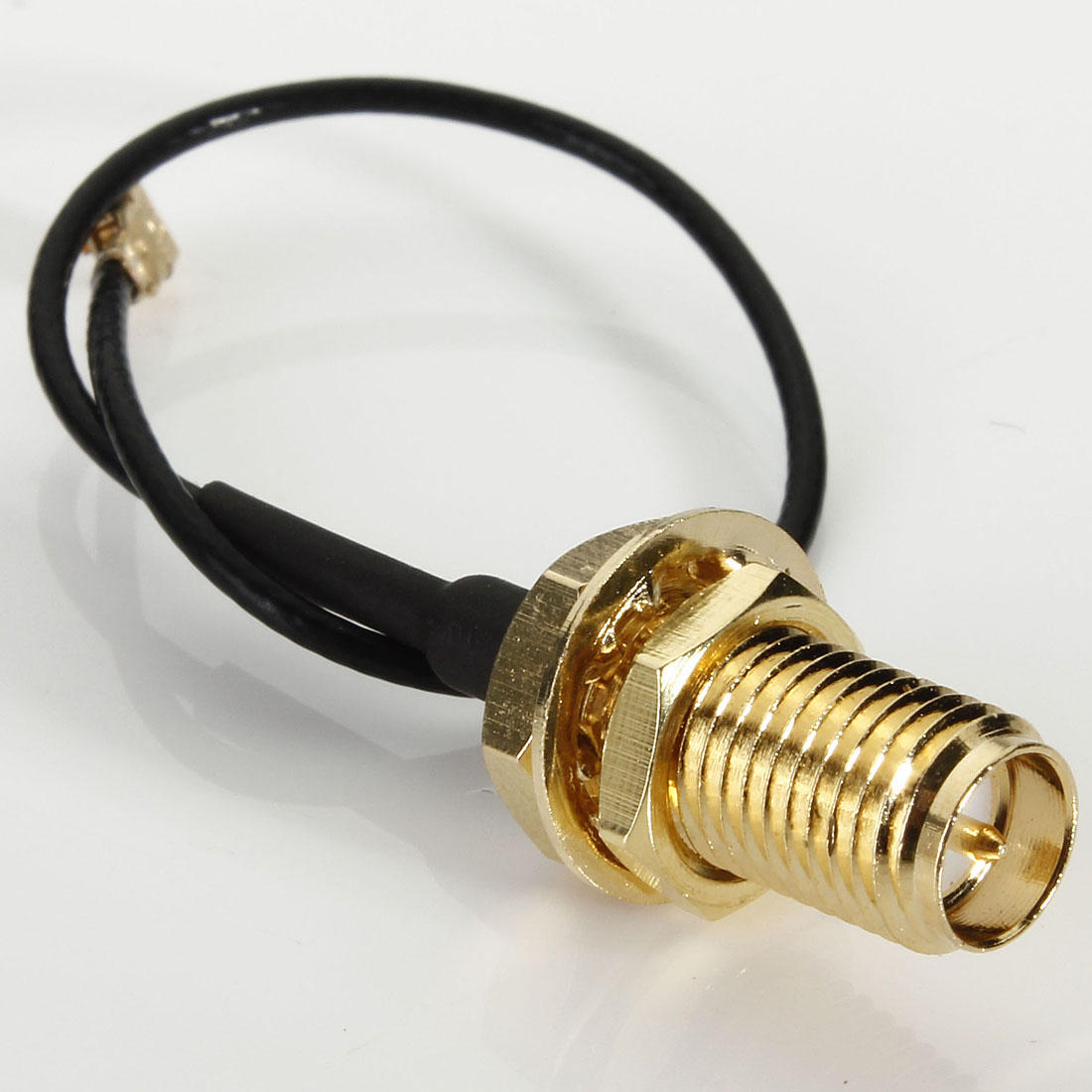 Female to IPX mini PCI 4 inch RP-SMA Male cable antenna