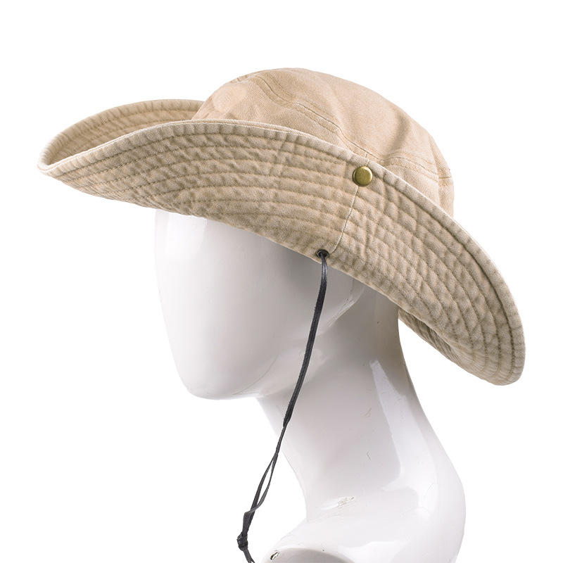 Unisex Foldable Cotton Washed Bucket Hat