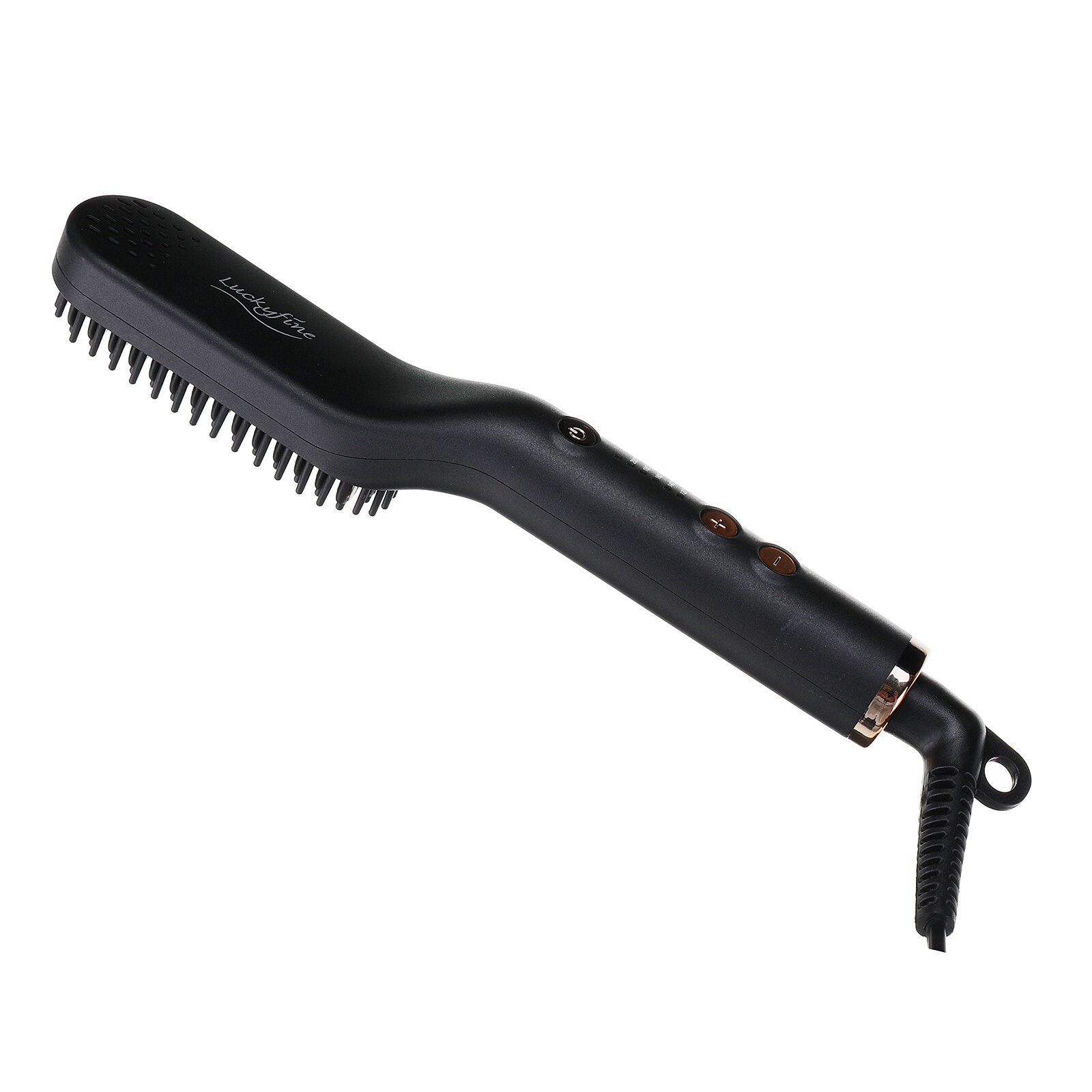 

Luckyfine 5 Gears Electric Beard Straightener Portable Fast Heating Beard Hair Comb