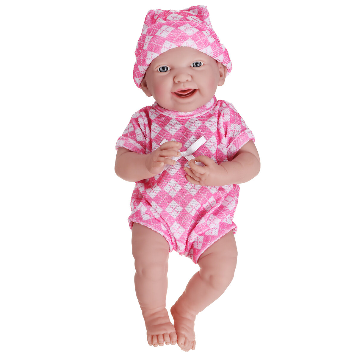 39x18cm Baby Dolls Handmade Design Cloth Body PVA Alive Babies Doll Toys for Kids Xmas Girls