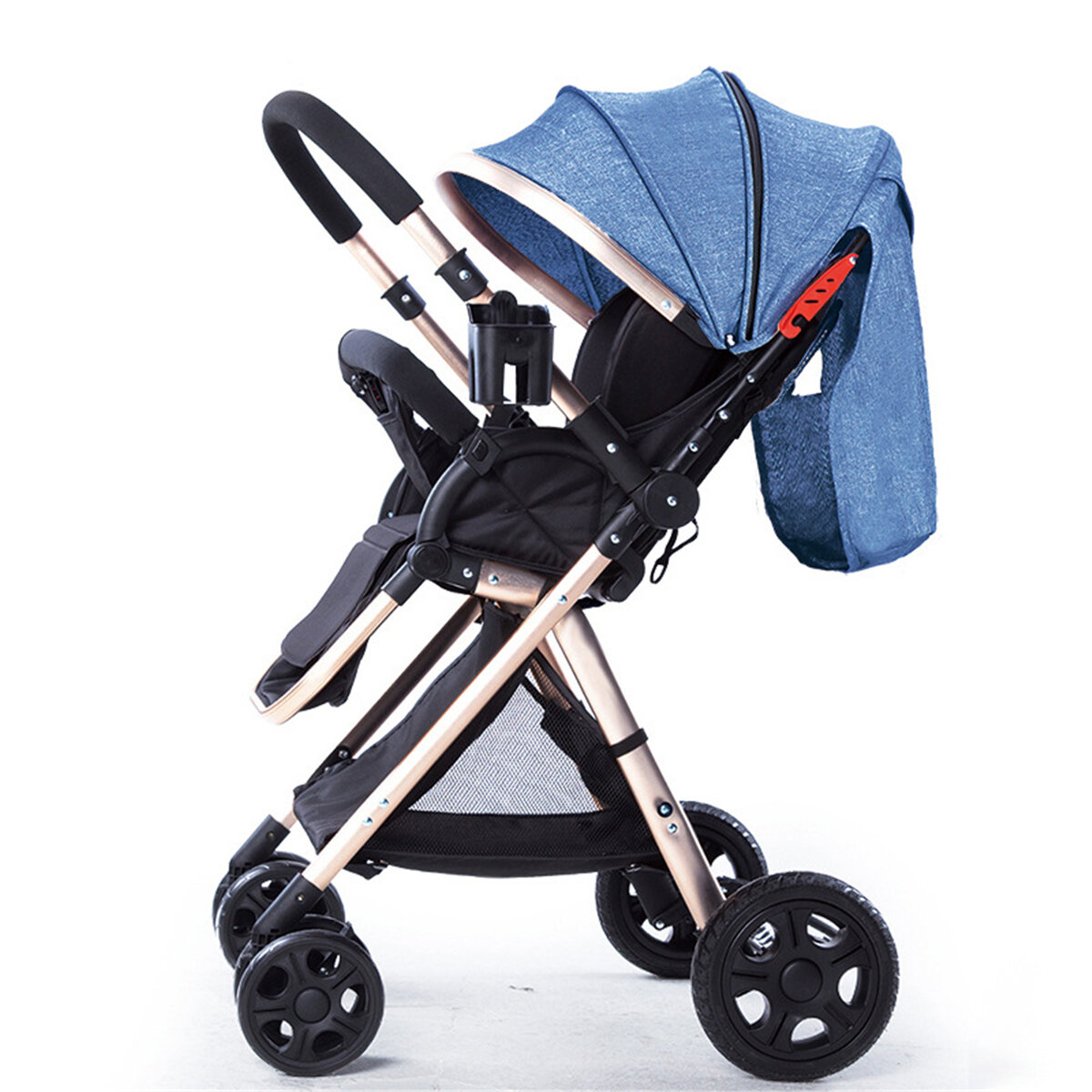 Folding Lightweight Baby Stroller Cart Sit Lie Two-Way Kids Stroller Car Travel Pushchair