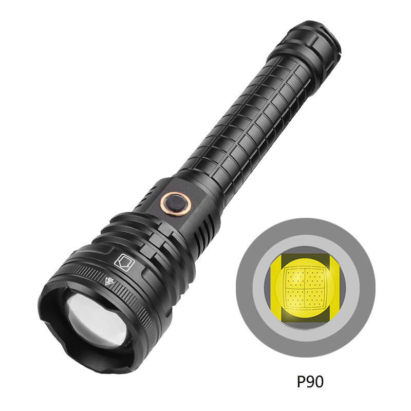 

XANES® 1490A 3000LM XHP90 USB Rechargeable Telescopic Zoom 5 ModesWaterproof 26650 18650 LED Flashlight Outside Lights