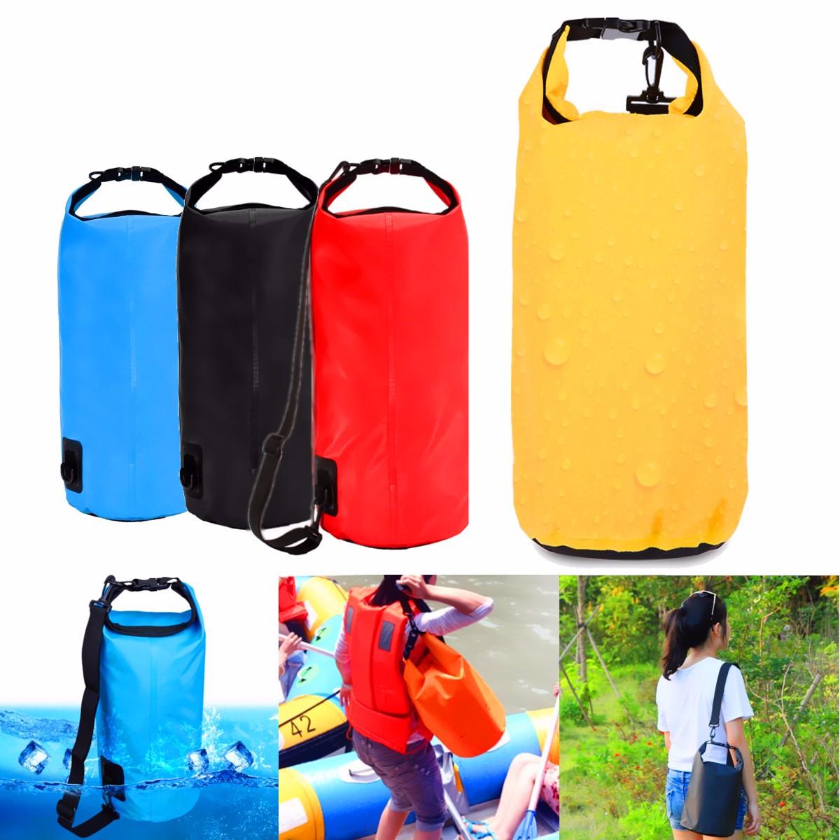 キャンピング、ハイキング、水泳、ラフティング、カヤック浮力袋用の10L防水バッグ収納ドライパック