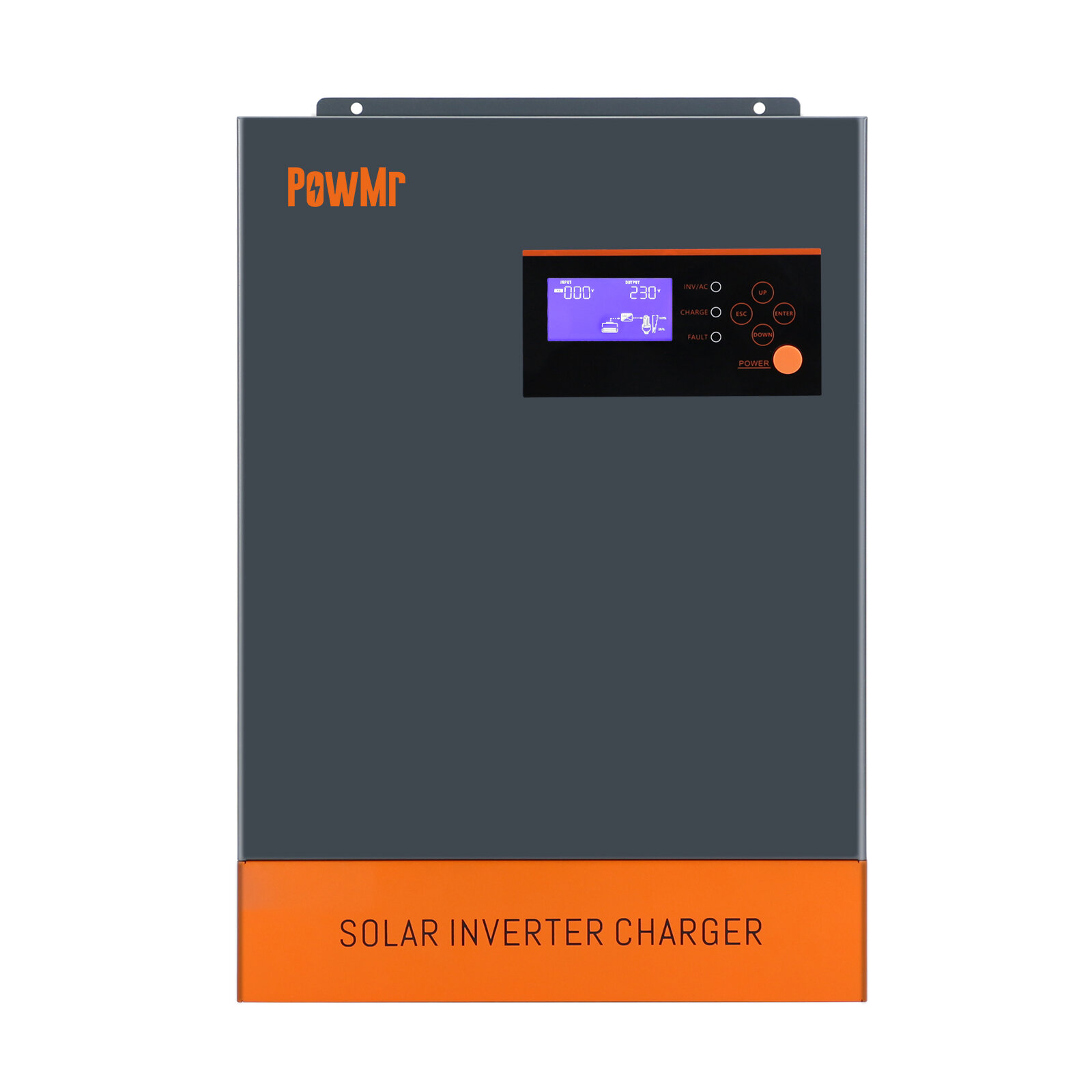 PowMr 5.5KW 5.5KVA Omvormer MPPT 80A 500VDC PV-ingang 220VAC 48V Met Parallelle Functie 5500W 3 Fase Zonne-omvormer POW-HVM5.5K-48V/POW-HVM5.5K-48V-P