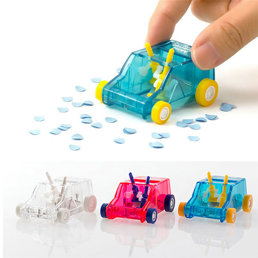 Table Dust Cleaning Mini Car Toys Shape Trolley Keyboard Desktop Dust Cleaner Pencil Eraser Stationery Students Supplies