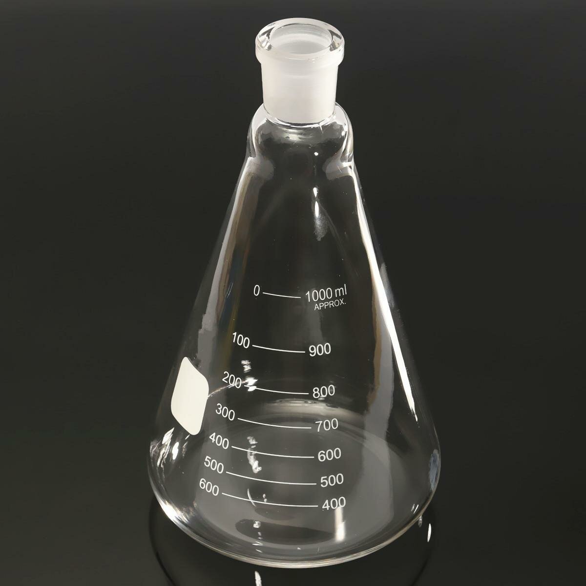 1000mL 2440 Glass Erlenmeyer Flask Graduated Chemistry Ground Joint Conical Bottle Laboratory Glassware
