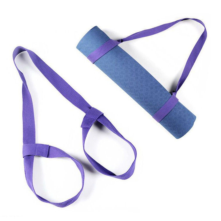 Yoga Mat Strap, Adjustable Durable Yoga Mat Carrier & Stretching Strap