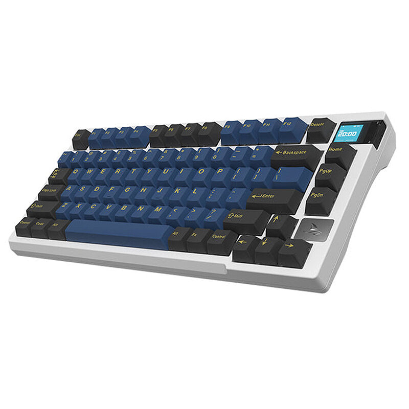 

Darmoshark K8 81 Keys Tri-mode Mechanical Gaming Keyboard Hot Swappable Gateron Switch PBT Keycaps RGB 2.4G/BT/Type-C Wi