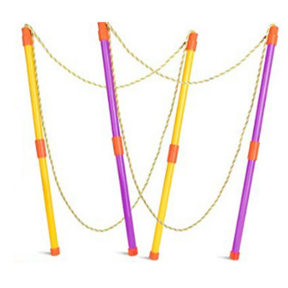 Big Bubble Making Props Double Pole Folding Bubble Rope Kids Toys