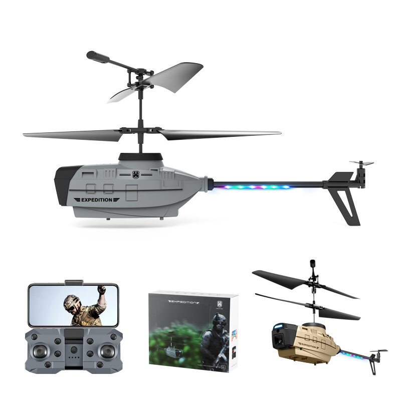 KY202 Zwart Bee 4CH 6-Axis 4K Dual Camera Air Gesture Obstakel vermijden Intelligent Hover RC Helico