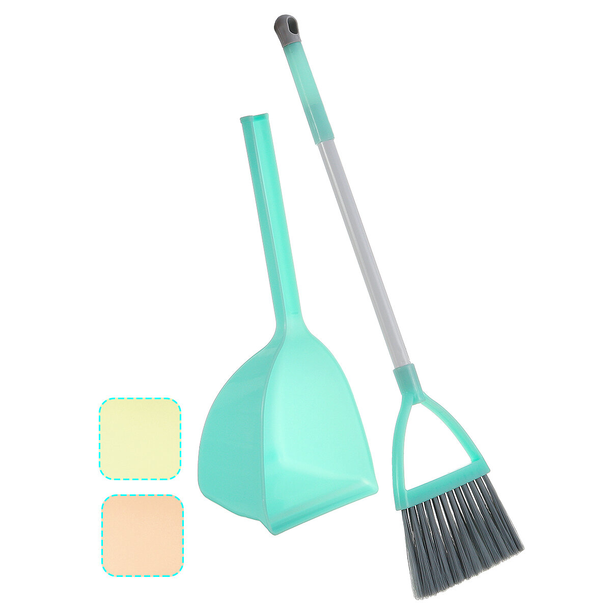 Kids Home Cleaning Tools Set Stretchable Floor Cleaning Mop Broom Dustpan House Playing Toys For Chi