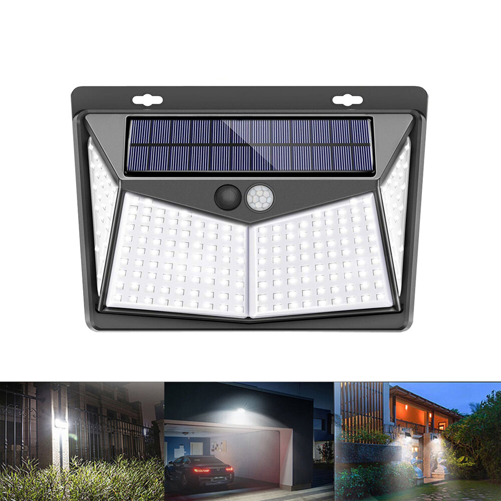 Waterproof LED Solar Power PIR Motion Sensor Wall Light Outdoor Yard Lamp New