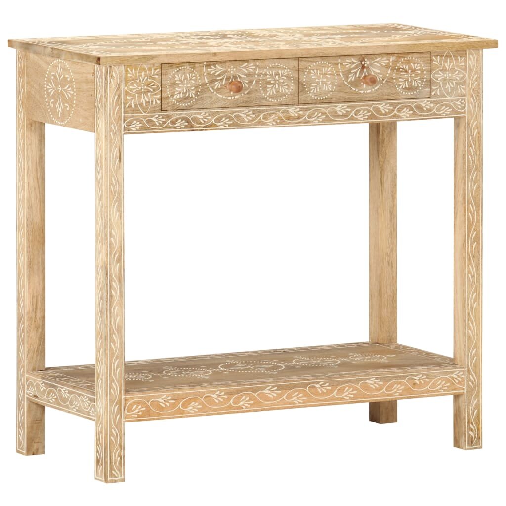 

Console Table 31.5"x13.8"x29.1" Solid Mango Wood