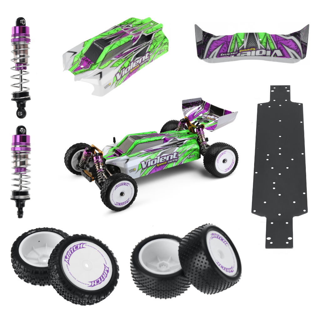 Wltoys 104002 RC Auto Spare Body Shell/Shocks/Chassic/Banden 2194/2191/2192/2217/2211/2212 Voertuige