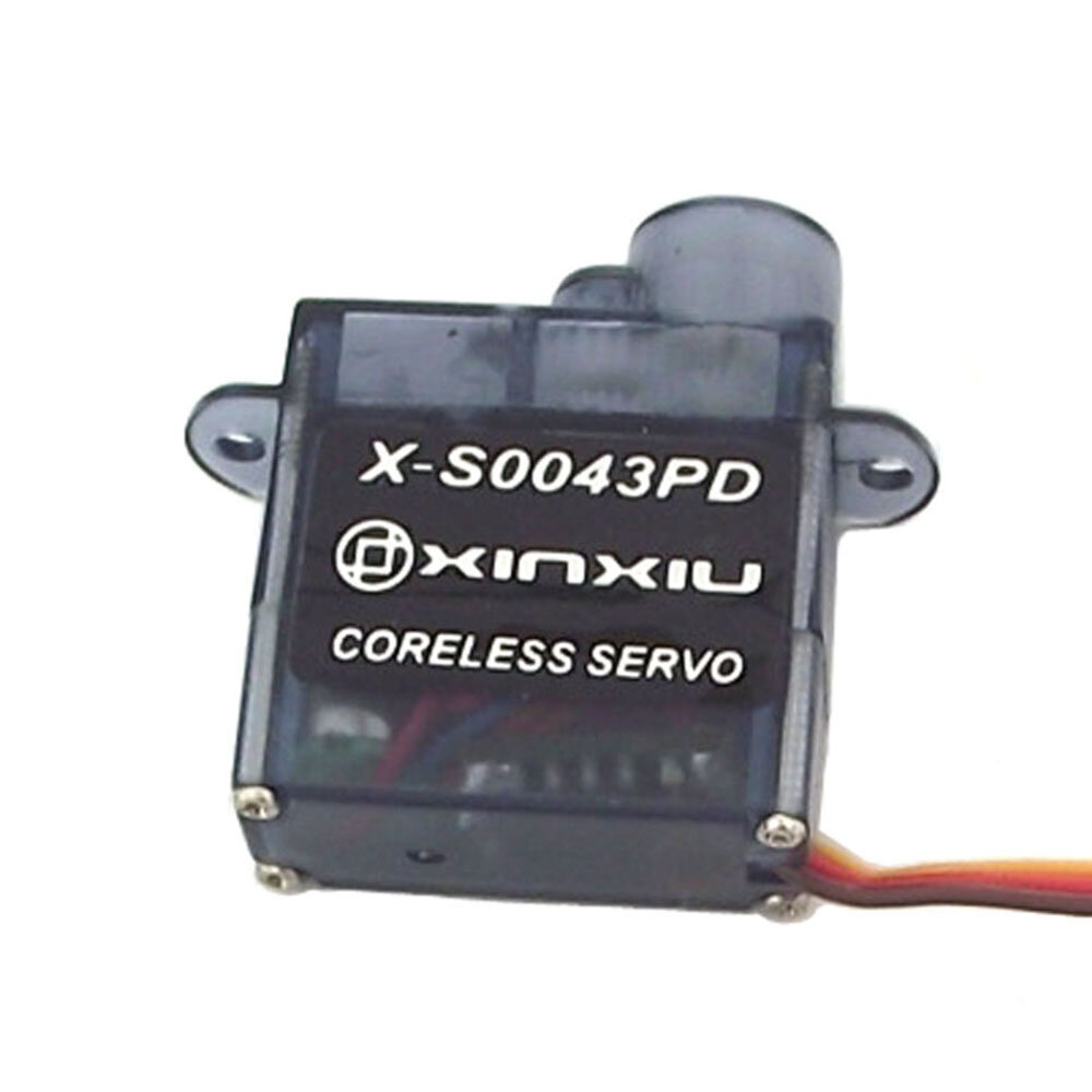 

Xinxiu X-S0043PD 0.6Kg.cm~0.8Kg.cm Torque 4.8V-6V Coreless Motor Plastic Gear Digital Micro Servo 4.3g for RC Airplane