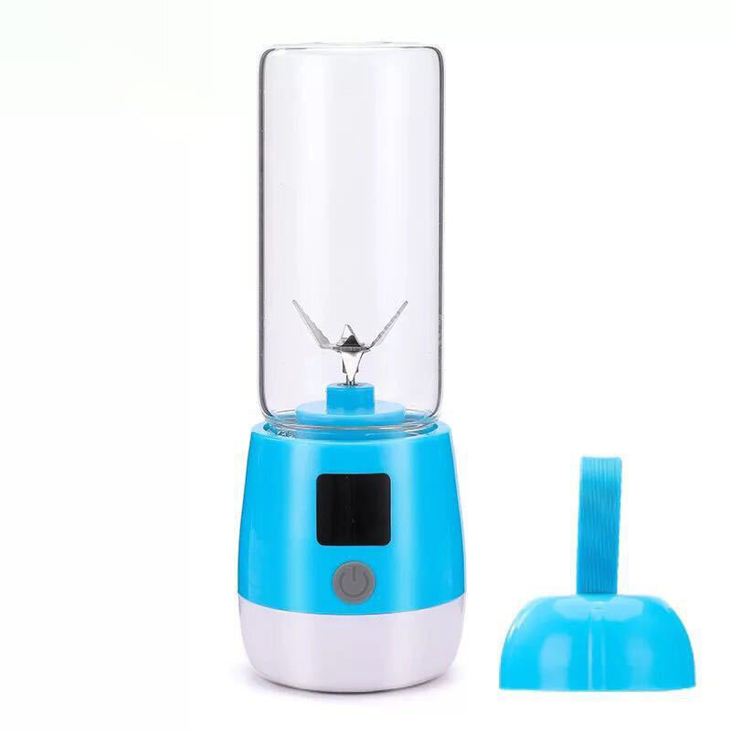 Mini frullatore multifunzione per preparare frullati di latte e succhi di frutta, macchina ricaricabile tramite USB, perfetta per campeggi e picnic.