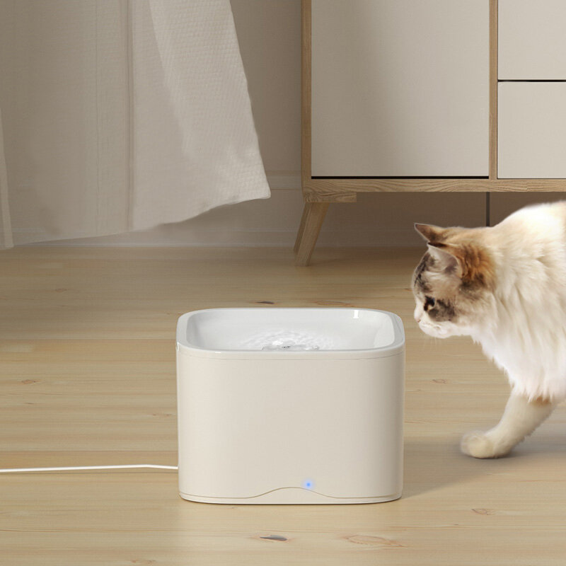 2.5L Pet WIFI Foutain Drinker Smart Cat Water Dispenser Feeder Dog Bowls Puppy Supplies 38db Silent Multiple Filtration