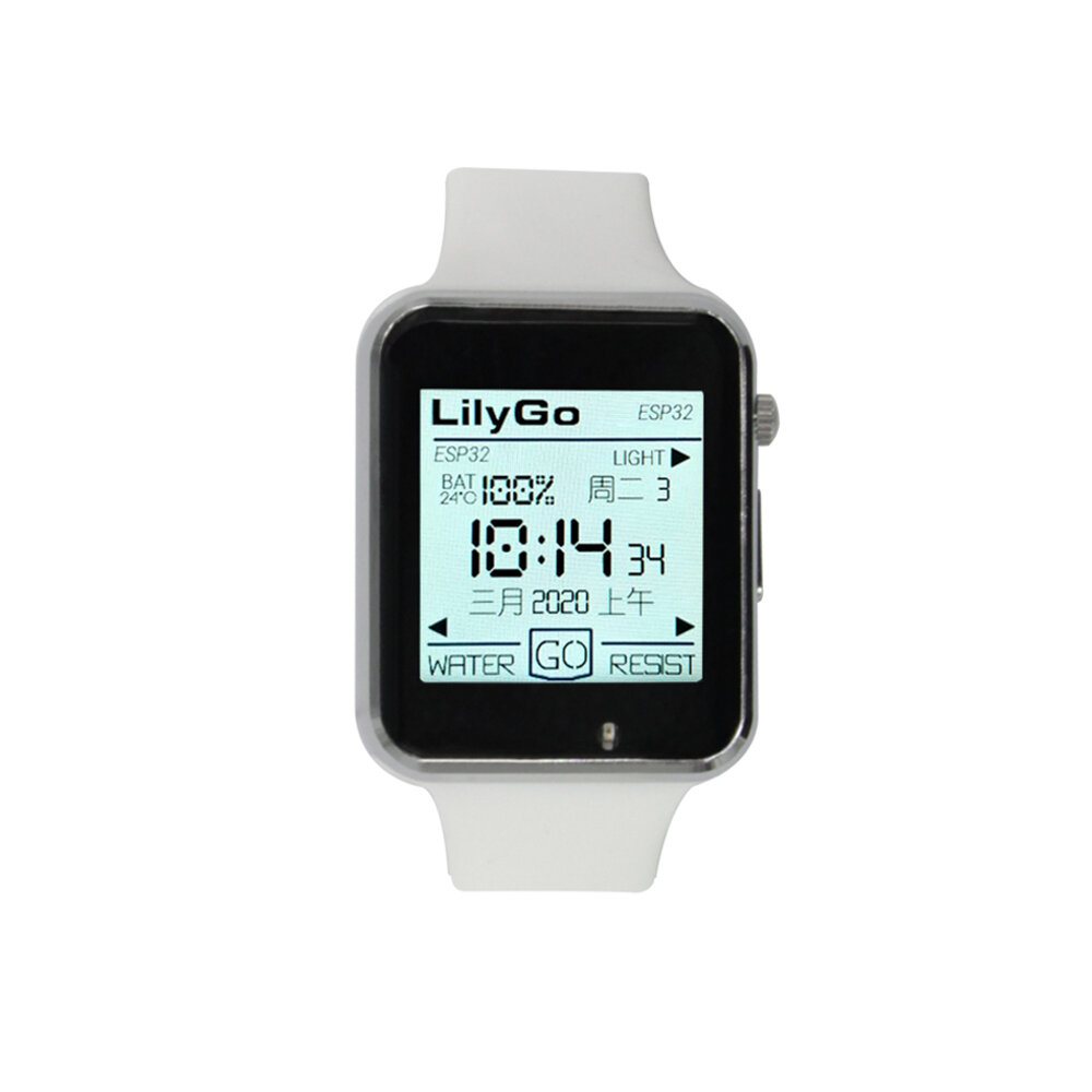 

LILYGO® TTGO T-Watch-2020 ESP32 Main Chip 1.54 Inch Touch Display Programmable Wearable Environmental Interaction White