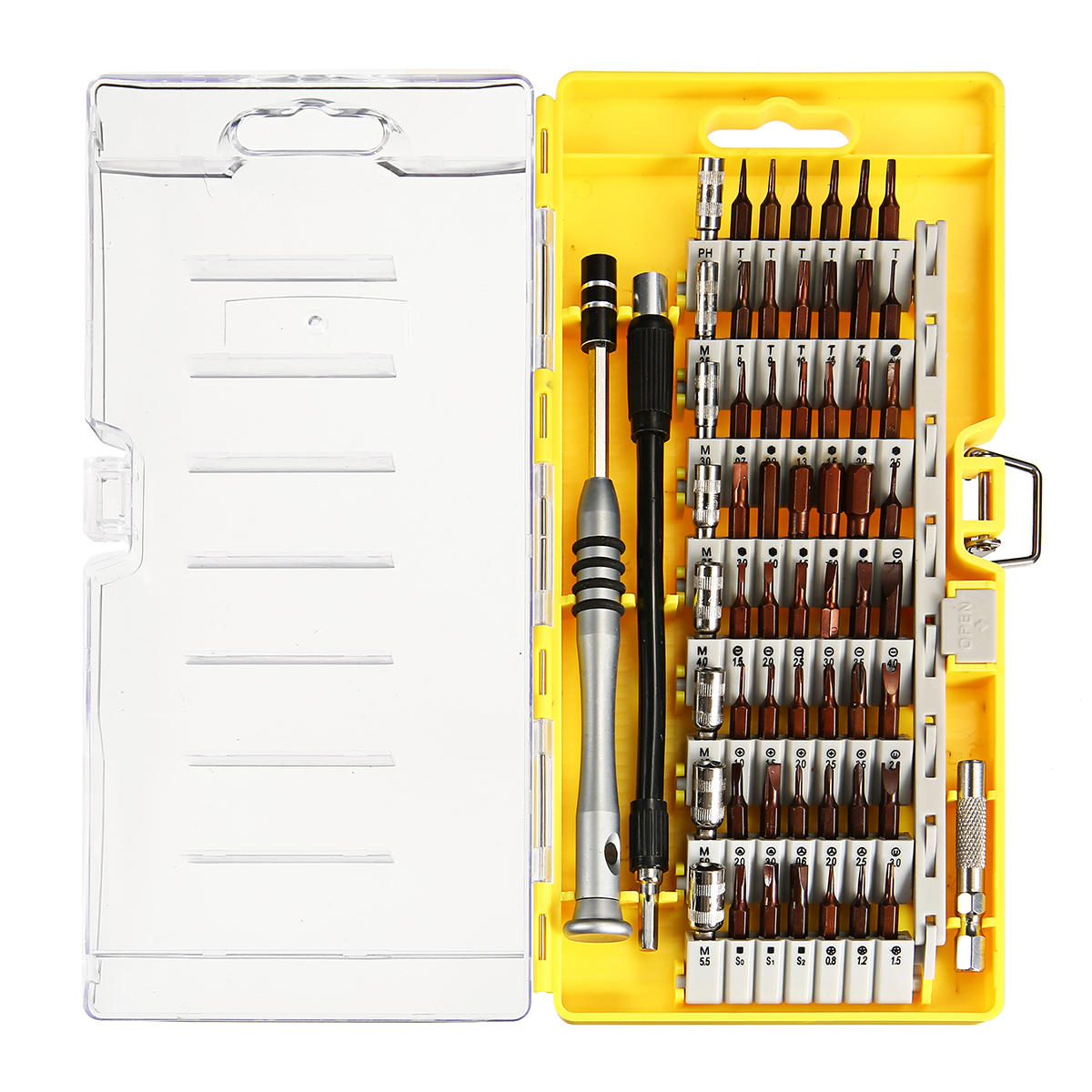 60 in 1 Precision Screwdrivers Set S2 Alloy Steel Magnetic Bits Professional Electronics Repair Tool Kit For Watch Phone