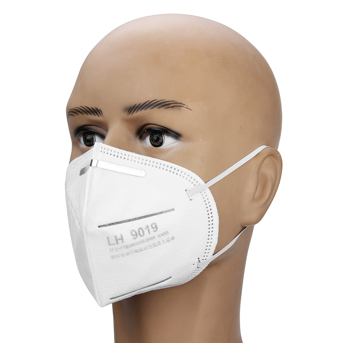 

2Pcs KN95 Face Маска 3 дня Многоразовый 3D Mouth Face Маскаs Для защиты от пыли Ветрозащитный Anti-Smog Anti-PM2.5 Anti-