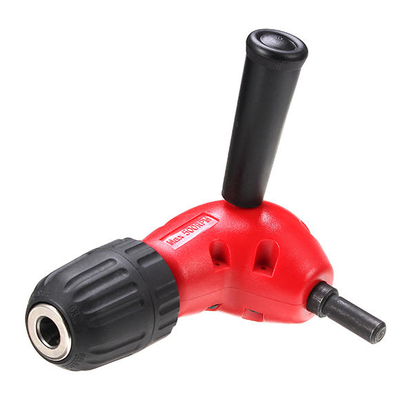 08 10mm Right Angle Bend Extension 90 Degree Round Shank Right Angle Drill Adapter