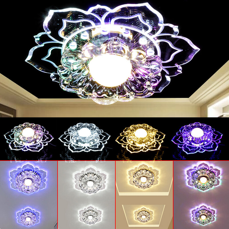 Modern Art Crystal LED Ceiling Light Chandelier Lighting Pendant Lamp Fixture 