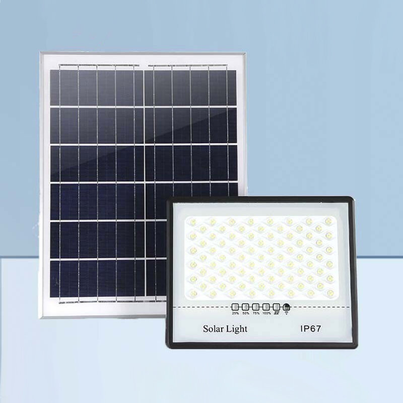 

Solar Floodlight LED Light-Controlled Waterproof Street Light With Remote Timing Lighting Outdoor Garden Lights